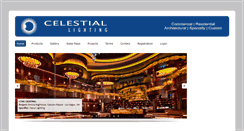 Desktop Screenshot of celestiallighting.com